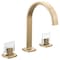 Brizo Allaria Widespread Lavatory Faucet with Arc Spout - Less Handles 65367LF-GLLHP-ECO - alternate 7